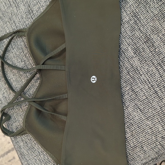 Lululemon Like a Cloud Bra Longline *Light Support, B/C Cup Dark Olive - Picture 6 of 10